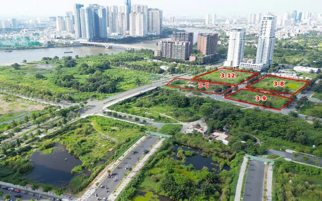 4 lô 'đất vàng' Thủ Thiêm trở lại sàn với mức giá ấn tượng 5 năm sau cú bỏ cọc chấn động