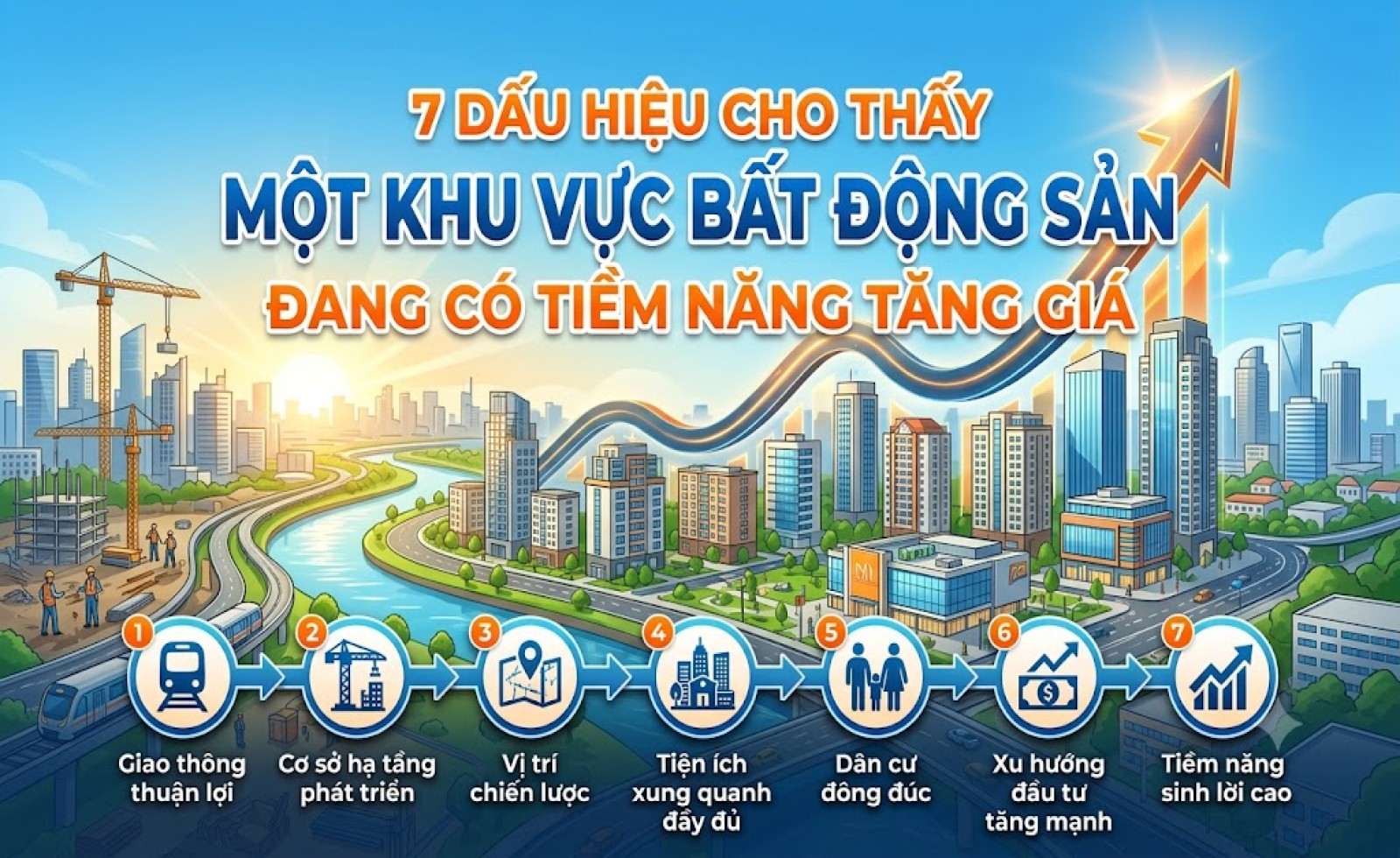 7 dấu hiệu cho thấy một khu vực bất động sản đang có tiềm năng tăng giá