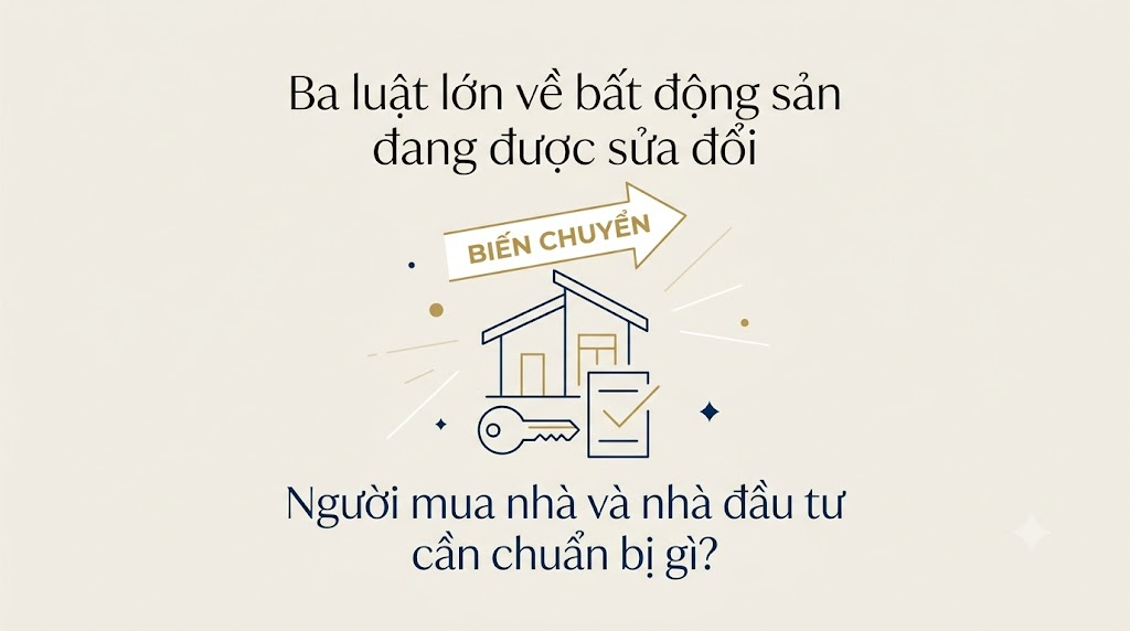 Ba luật lớn về bất động sản đang được sửa đổi: Người mua nhà và nhà đầu tư cần chuẩn bị gì?