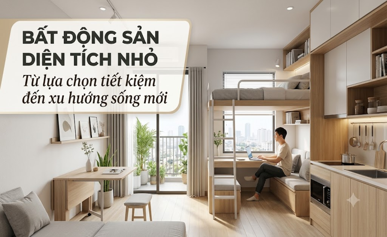 Bất động sản diện tích nhỏ: Từ lựa chọn tiết kiệm đến xu hướng sống mới