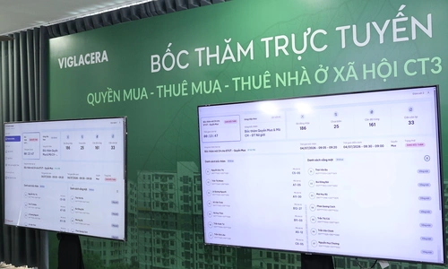 Bốc thăm online mua nhà xã hội giá một tỷ đồng