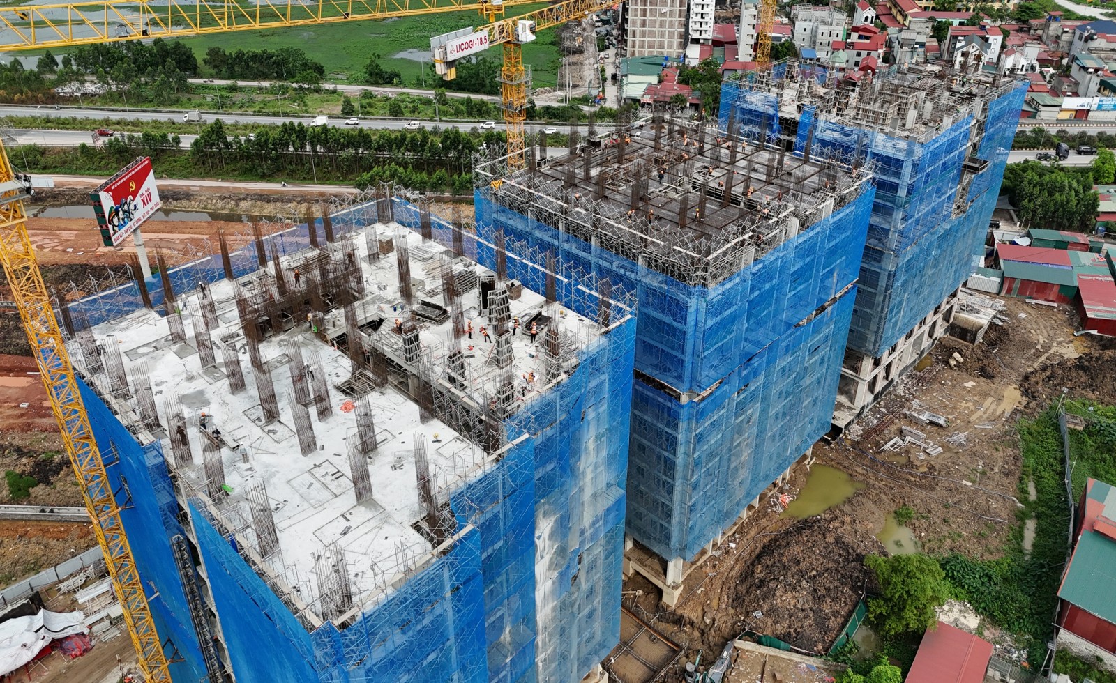 Cận cảnh dự án nhà ở xã hội có cả nhà để xe cho người thu nhập thấp tại Bắc Ninh