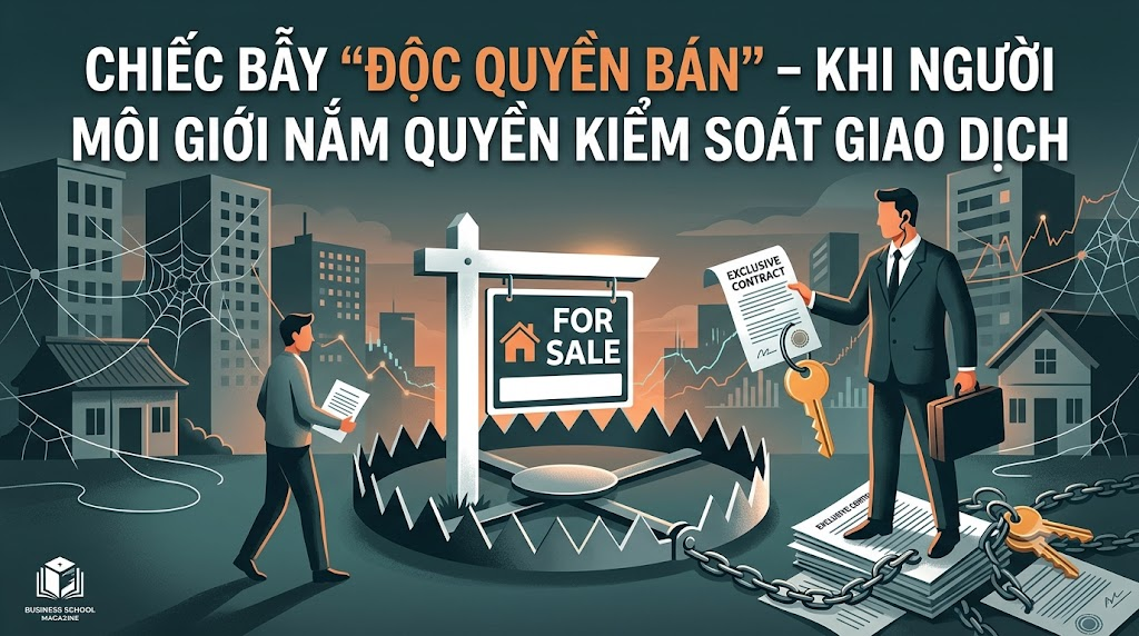 CHIẾC BẪY “ĐỘC QUYỀN BÁN” – KHI NGƯỜI MÔI GIỚI NẮM QUYỀN KIỂM SOÁT GIAO DỊCH