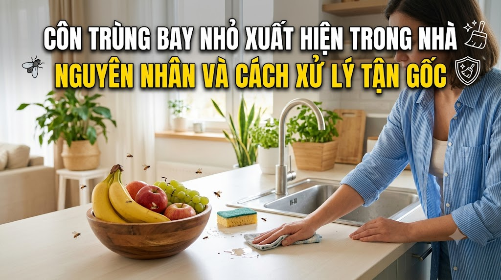 Côn Trùng Bay Nhỏ Xuất Hiện Trong Nhà: Nguyên Nhân Và Cách Xử Lý Tận Gốc