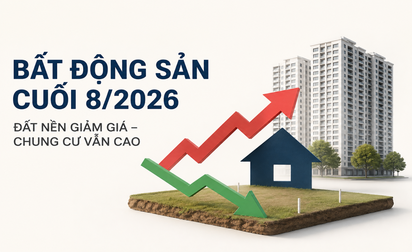 Đất nền bắt đầu “cắt lỗ”, chung cư vẫn neo giá cao: Cơ hội lớn hay cái bẫy mới của thị trường bất động sản 2026?