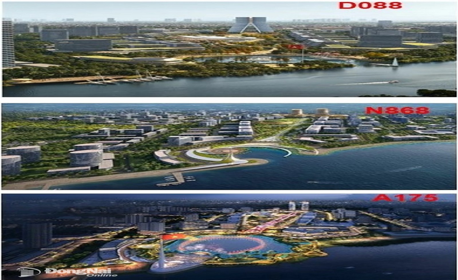 Đồng Nai duyệt kết quả thi tuyển phương án kiến trúc khu Trung tâm chính trị - hành chính tỉnh