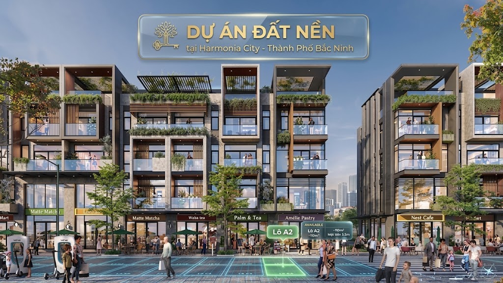 Dự án đất nền tại  Harmonia City - Thành Phố Bắc Ninh