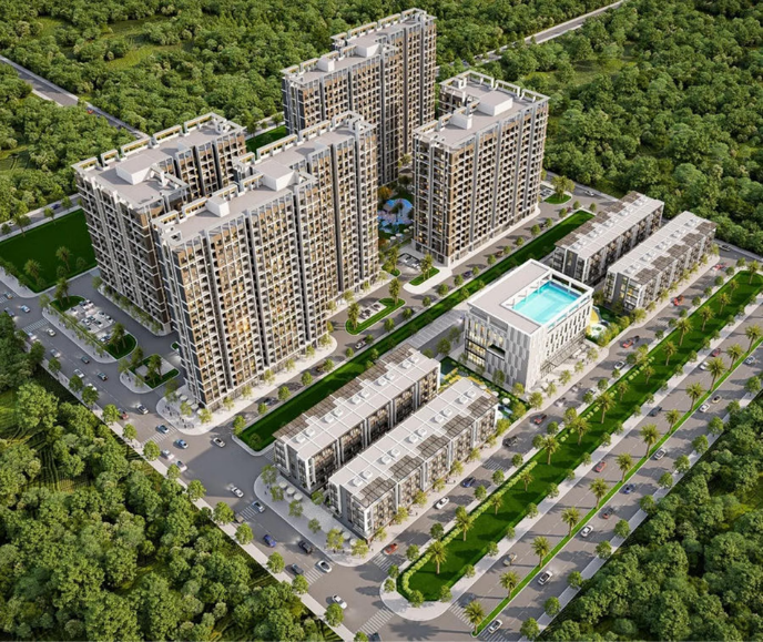 Dự án nhà ở xã hội Hòa Phước tọa lạc tại phường Hòa Xuân, TP.Đà Nẵng