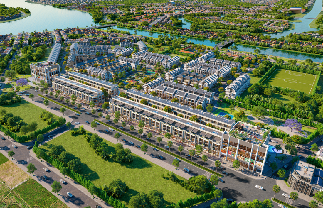 Dự án nhà phố - biệt thự Emerald Bao Vinh, phường Hóa Châu, TP.Huế