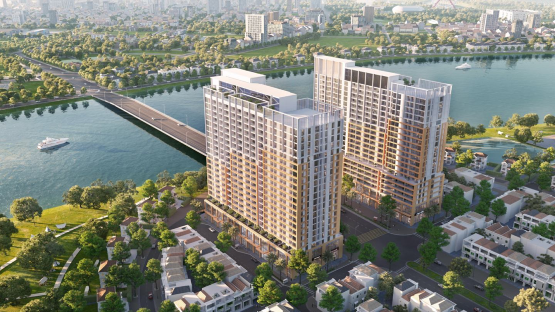 Dự án Spana Tower tọa lạc tại phường Hòa Xuân, TP.Đà Nẵng
