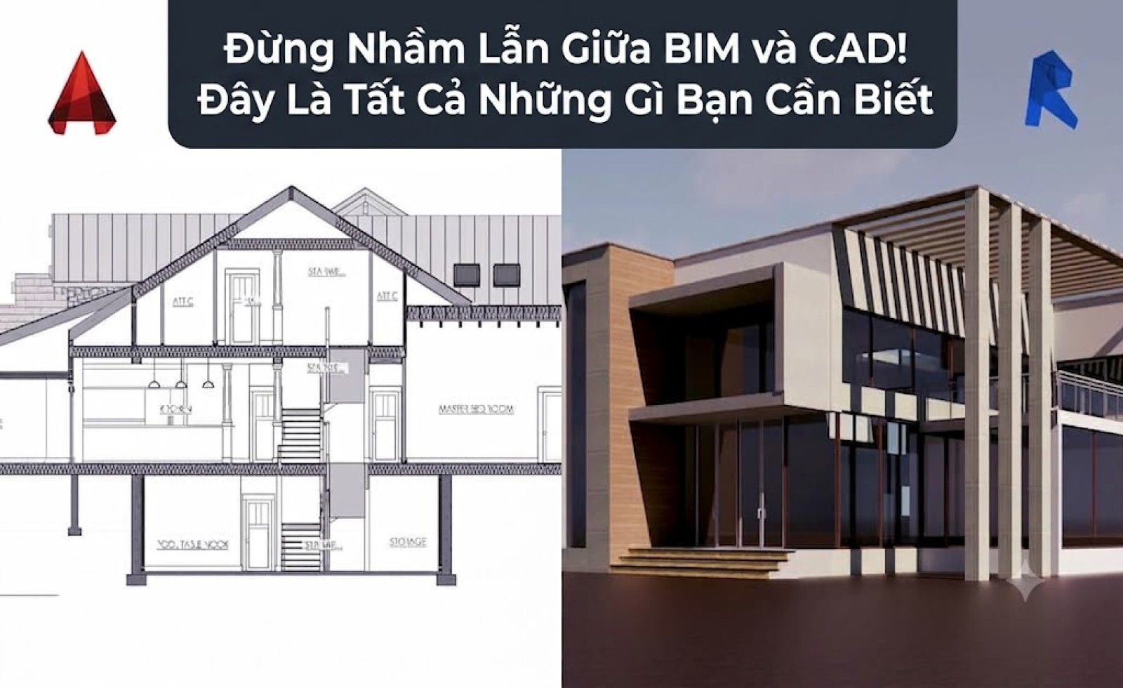 "Đừng Nhầm Lẫn Giữa BIM và CAD! Đây Là Tất Cả Những Gì Bạn Cần Biết"