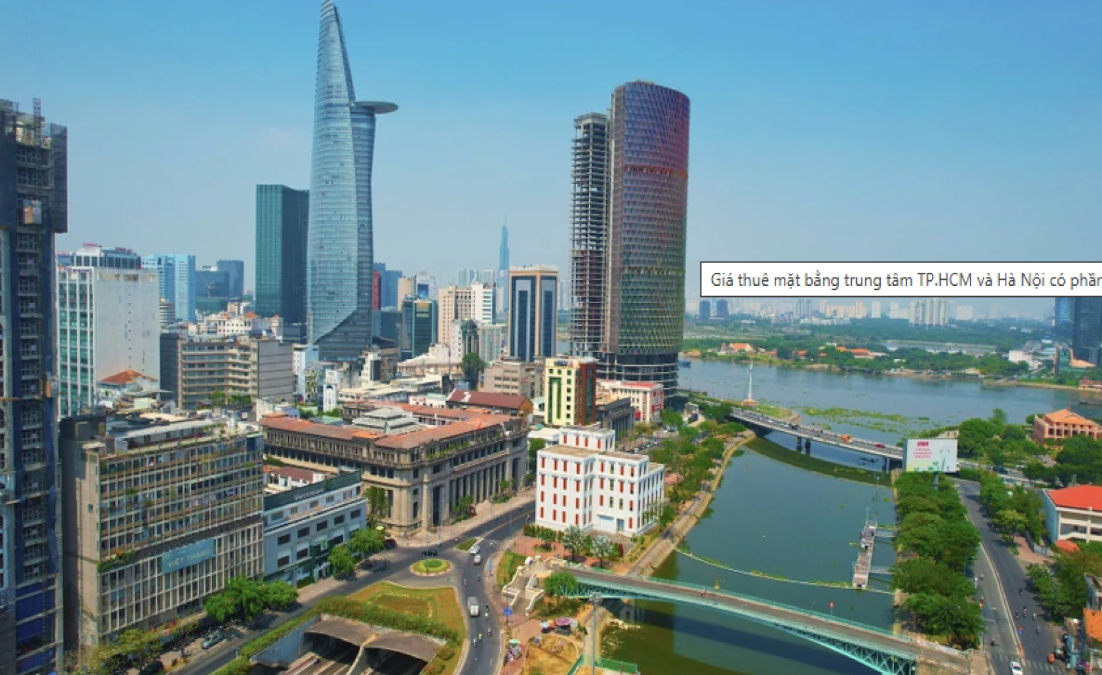 Giá thuê mặt bằng trung tâm TP.HCM và Hà Nội vẫn đắt đỏ