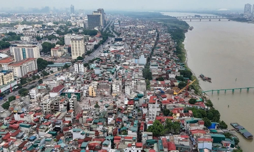 Hà Nội dự kiến quy hoạch lại toàn bộ khu dân cư ngoài đê sông Hồng