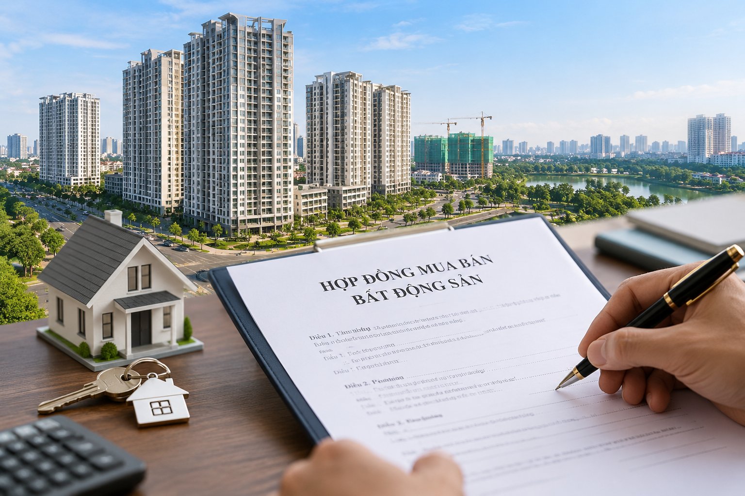 Hợp đồng mua bán, thuê mua nhà không đủ điều kiện chuyển nhượng bị phạt đến 1 tỷ đồng