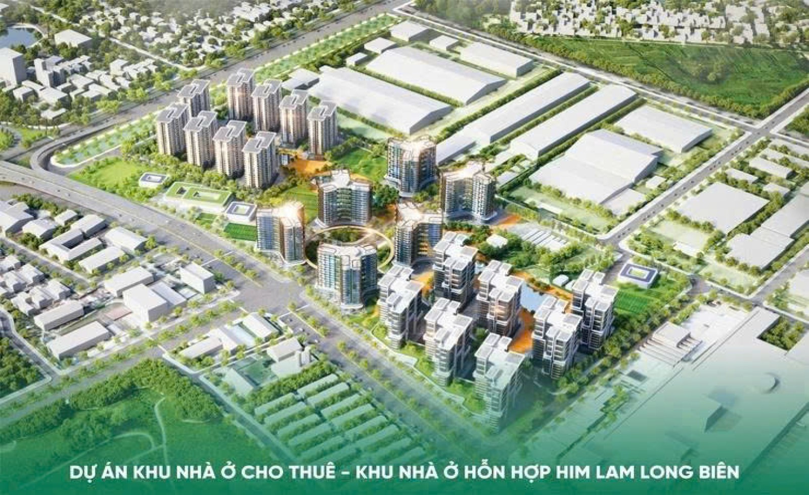 Khởi công Khu nhà ở cho thuê lớn nhất Hà Nội, quy mô 2.000 căn hộ tại Long Biên