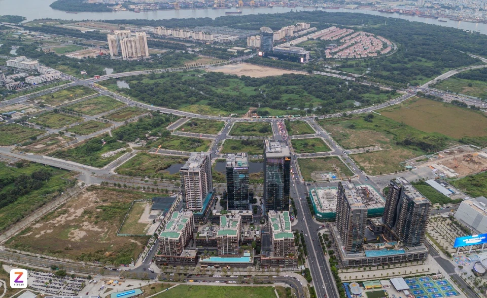 Khu đất dự kiến xây tòa tháp 99 tầng ở Thủ Thiêm