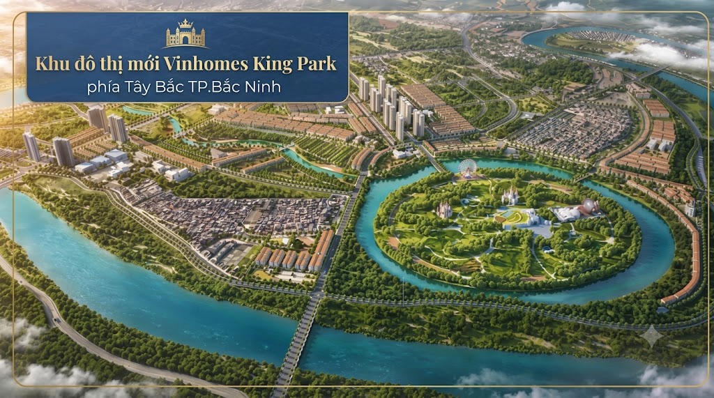 Khu đô thị mới Vinhomes King Park phía Tây Bắc TP.Bắc Ninh