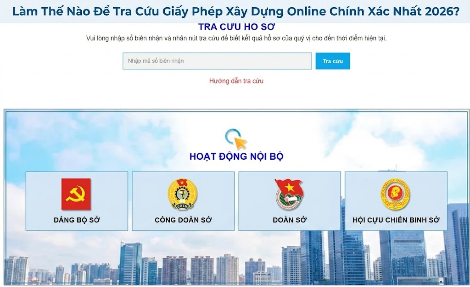 Làm Thế Nào Để Tra Cứu Giấy Phép Xây Dựng Online Chính Xác Nhất 2026?