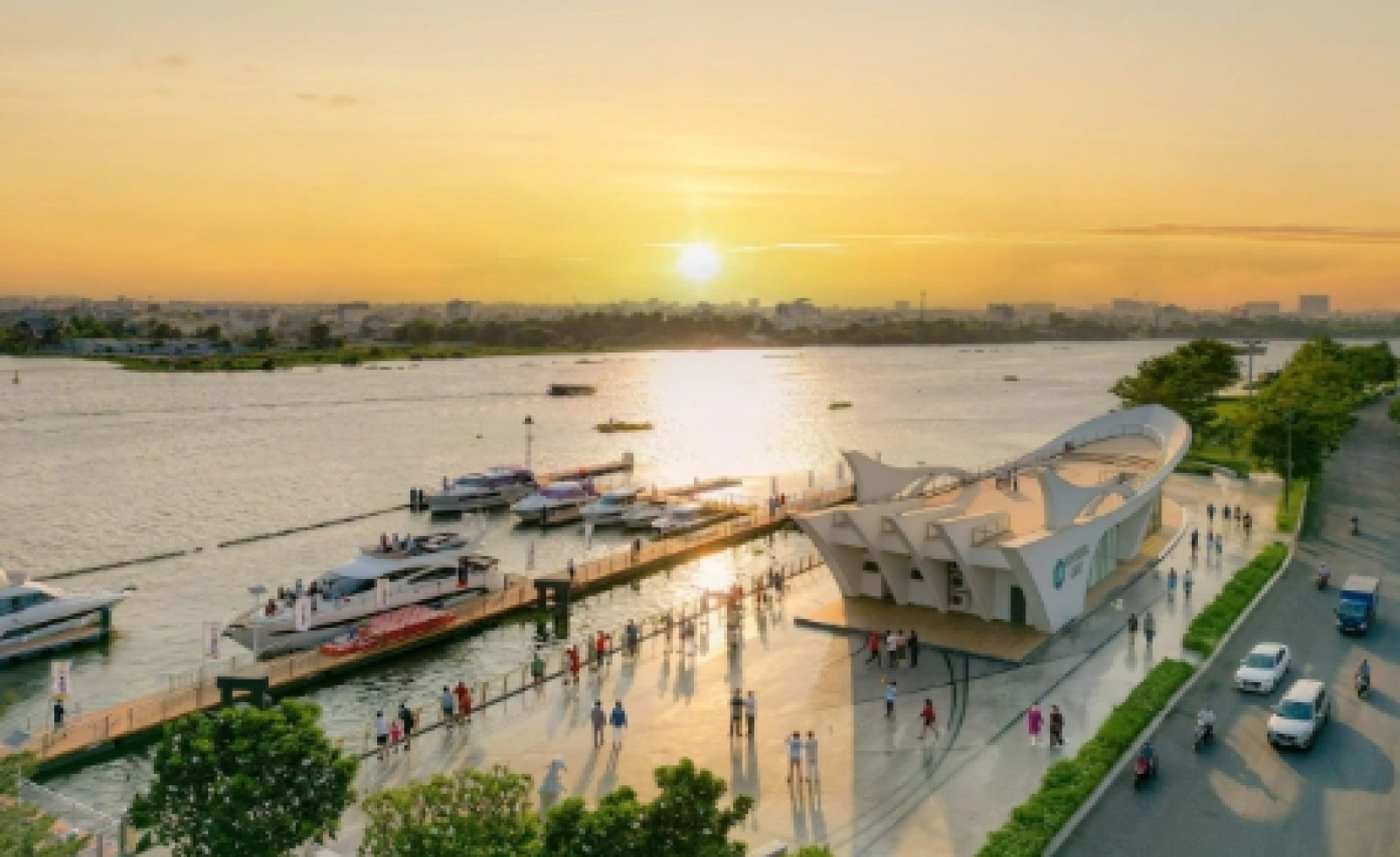 Lợi thế phong thủy từ địa hình bán đảo của Van Phuc City