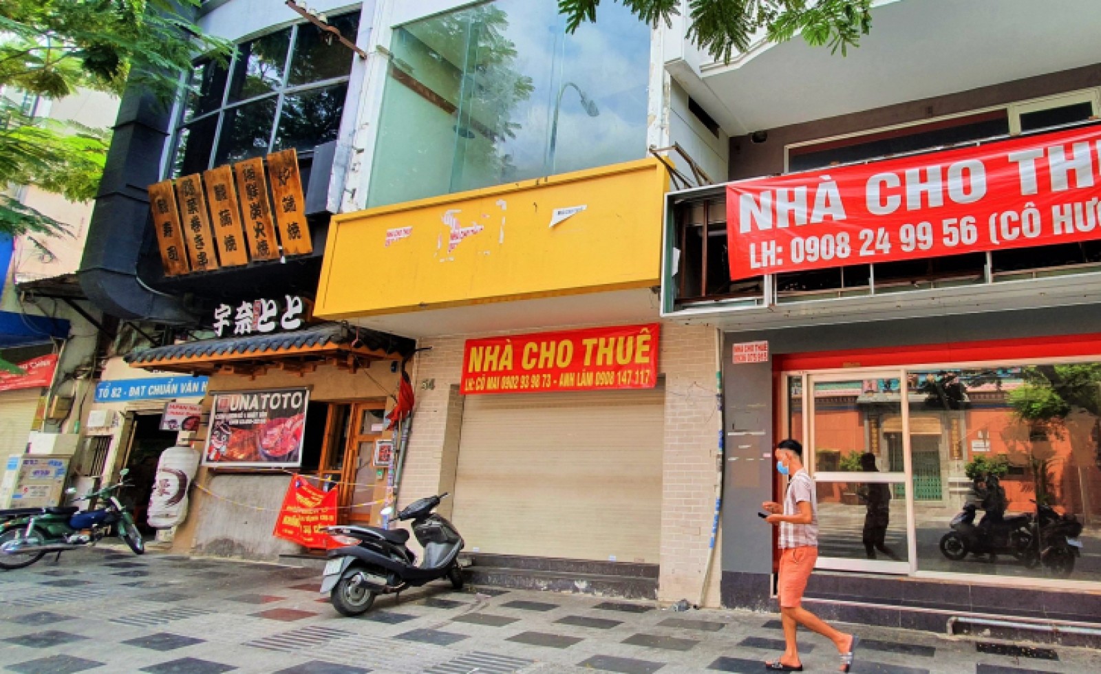 Mặt bằng nhà phố giảm nửa giá thuê để giữ khách cuối năm