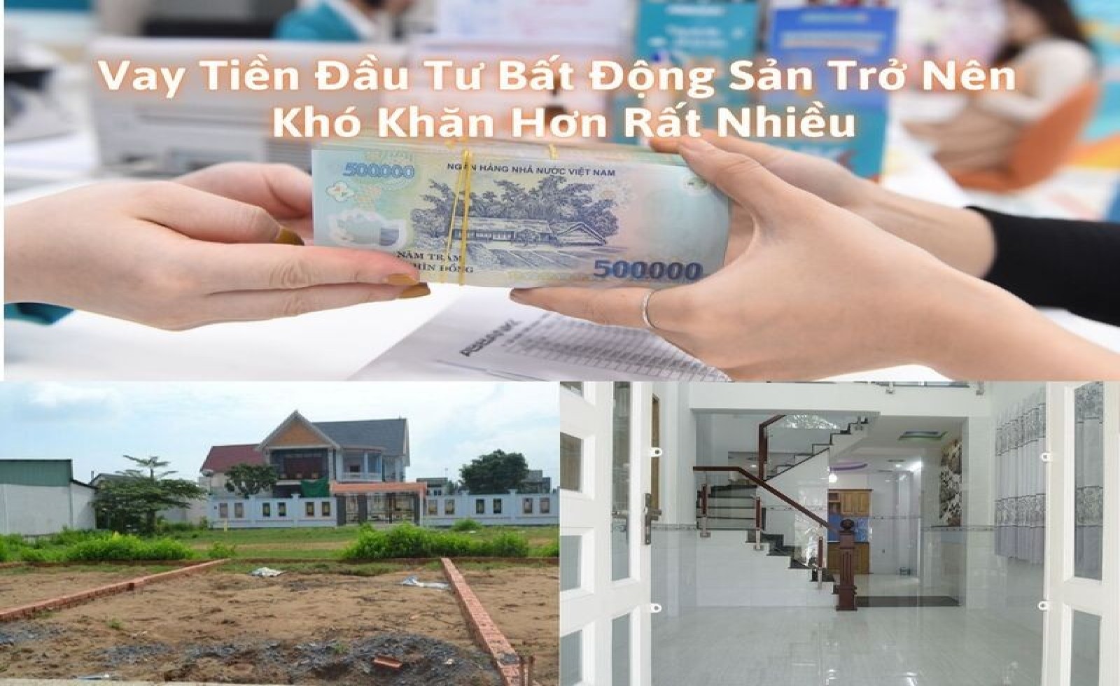 Nên bán đất đầu tư hay thế chấp vay ngân hàng để xây lại nhà?
