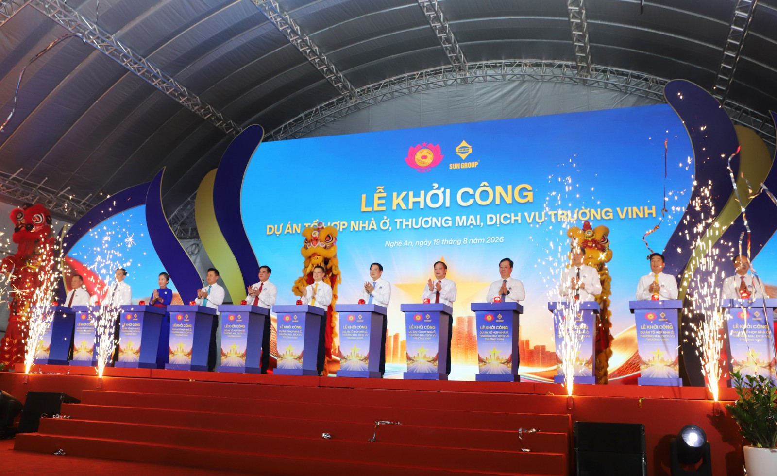 Nghệ An khởi công tổ hợp nhà ở, thương mại dịch vụ hơn 8.700 tỷ đồng tại trung tâm Vinh