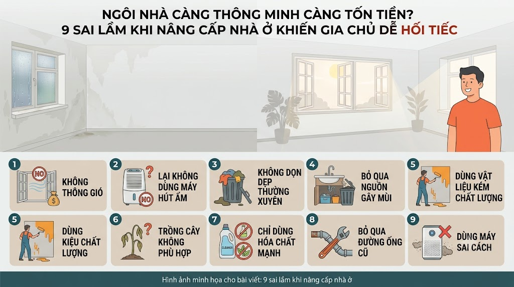Ngôi nhà càng thông minh càng tốn tiền? 9 sai lầm khi nâng cấp nhà ở khiến gia chủ dễ hối tiếc