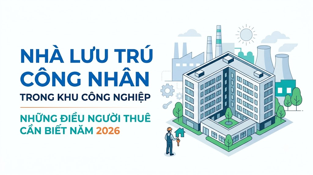 Nhà lưu trú công nhân trong khu công nghiệp: Những điều người thuê cần biết năm 2026