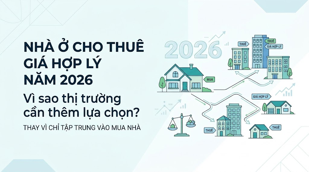 Nhà ở cho thuê giá hợp lý năm 2026: Vì sao thị trường đang cần thêm lựa chọn thay vì chỉ tập trung vào mua nhà?