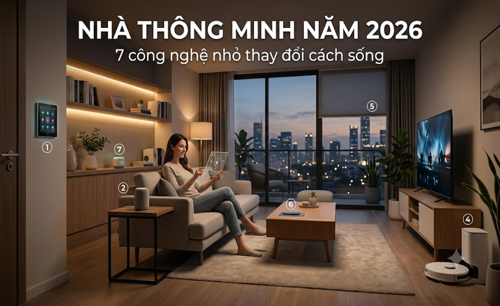 Nhà thông minh năm 2026: 7 công nghệ nhỏ nhưng có thể thay đổi hoàn toàn cách sống trong một căn nhà
