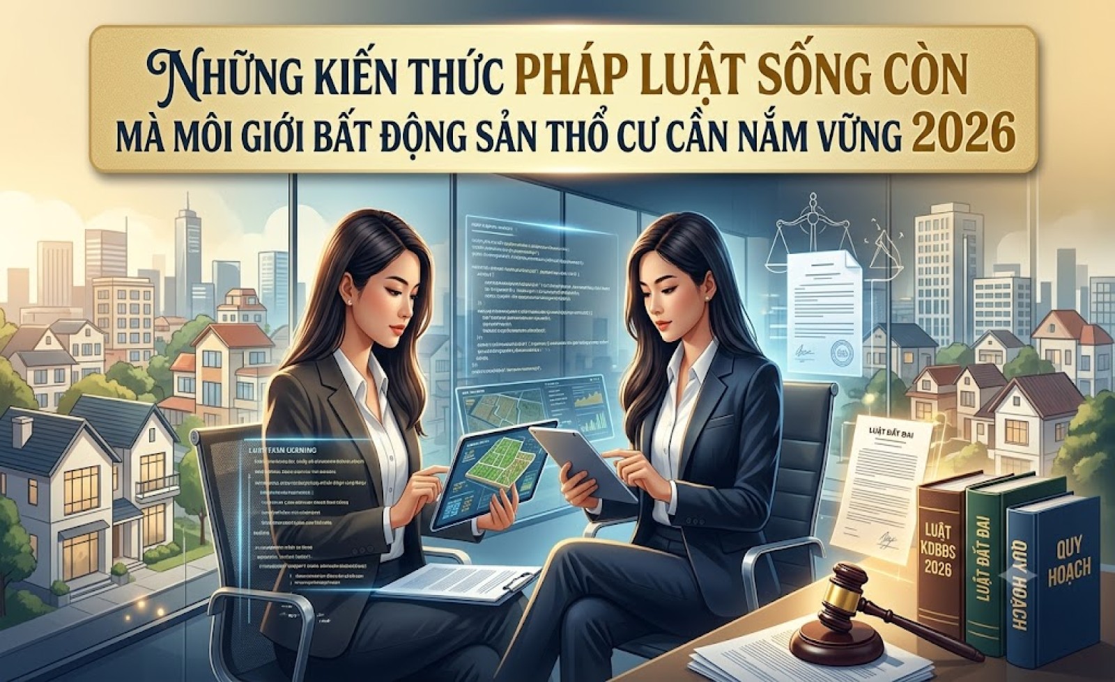 Những Kiến Thức Pháp Luật Sống Còn Mà Môi Giới Bất Động Sản Thổ Cư Cần Nắm Vững 2026