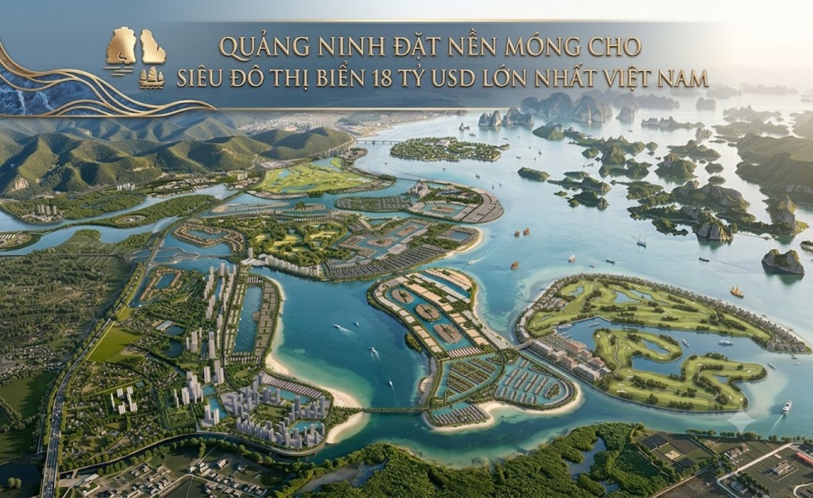Quảng Ninh Đặt Nền Móng Cho Siêu Đô Thị Biển 18 Tỷ USD Lớn Nhất Việt Nam