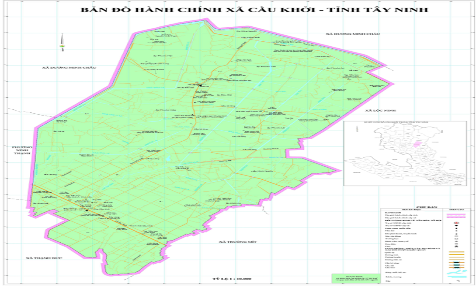 Quy hoạch chung xã Cầu Khởi, Tây Ninh: Khai phá tiềm năng vùng ven Hồ Dầu Tiếng đến năm 2050