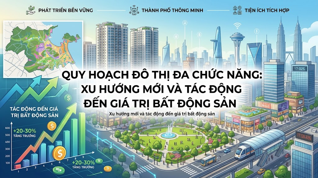 Quy hoạch đô thị đa chức năng: Xu hướng mới và tác động đến giá trị bất động sản