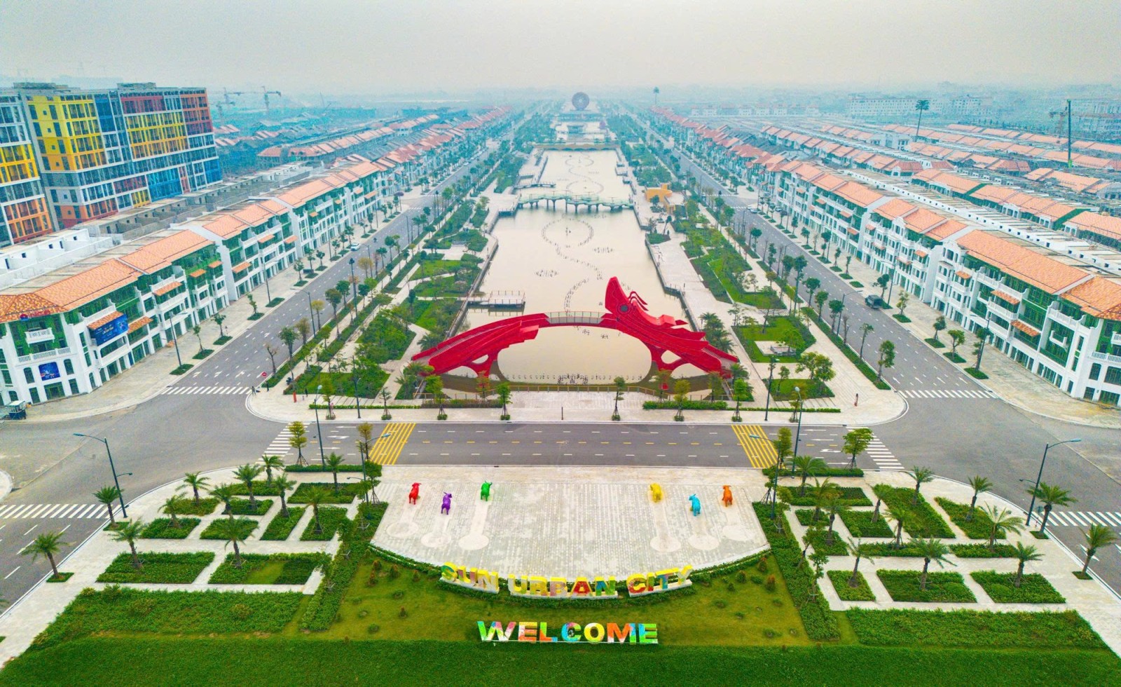 Sun Group đang xây 5 công viên rộng tới 100 ha trong siêu đô thị 35.000 tỷ có diện tích xấp xỉ hồ Tây, nằm cách Hà Nội hơn 1 giờ di chuyển
