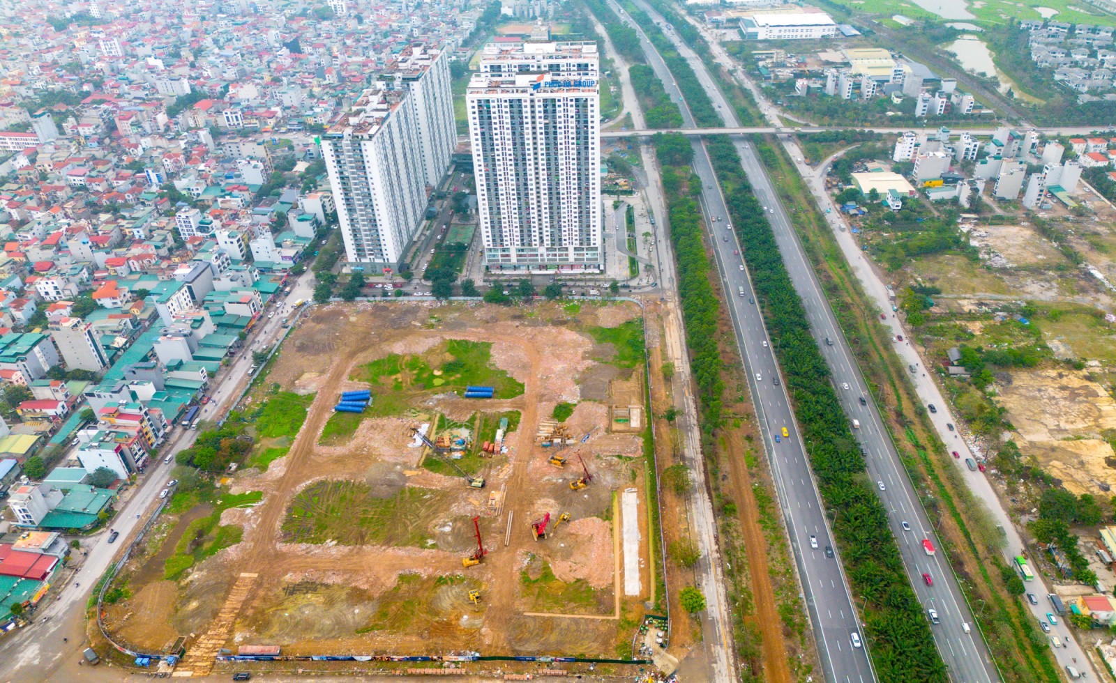 Toàn cảnh 6 toà chung đang rầm rầm xây dựng của MIK tại Nam An Khánh: Giá dự kiến 100 triệu đồng/m2, môi giới cắm chốt xung quanh