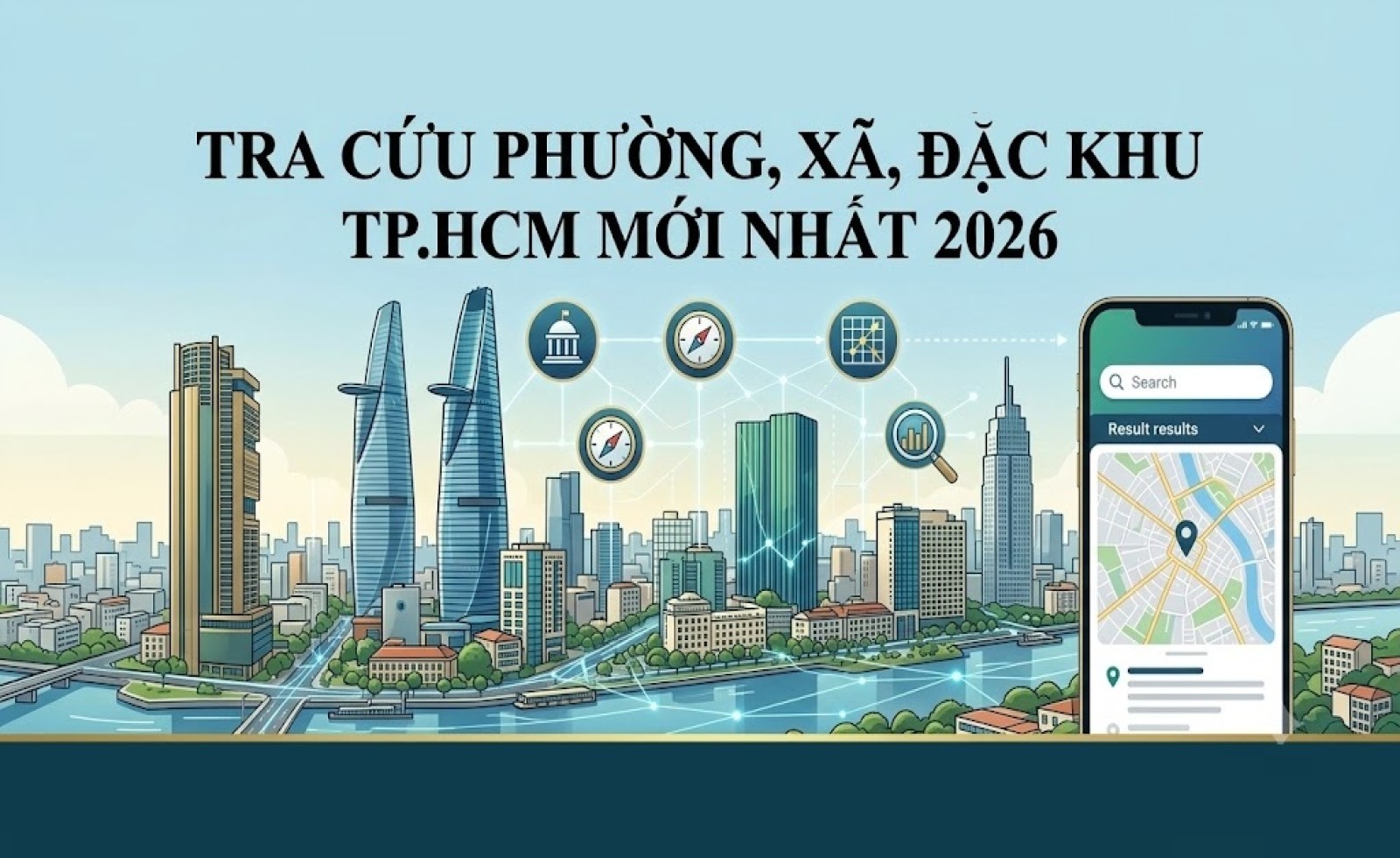 Tra cứu phường, xã, đặc khu TP.HCM mới nhất 2026