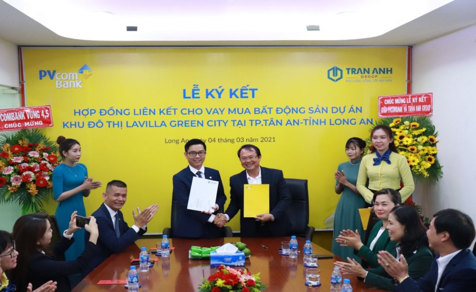 Trần Anh Group hợp tác PVcomBank tài trợ tín dụng cho khách hàng dự án Lavilla Green City