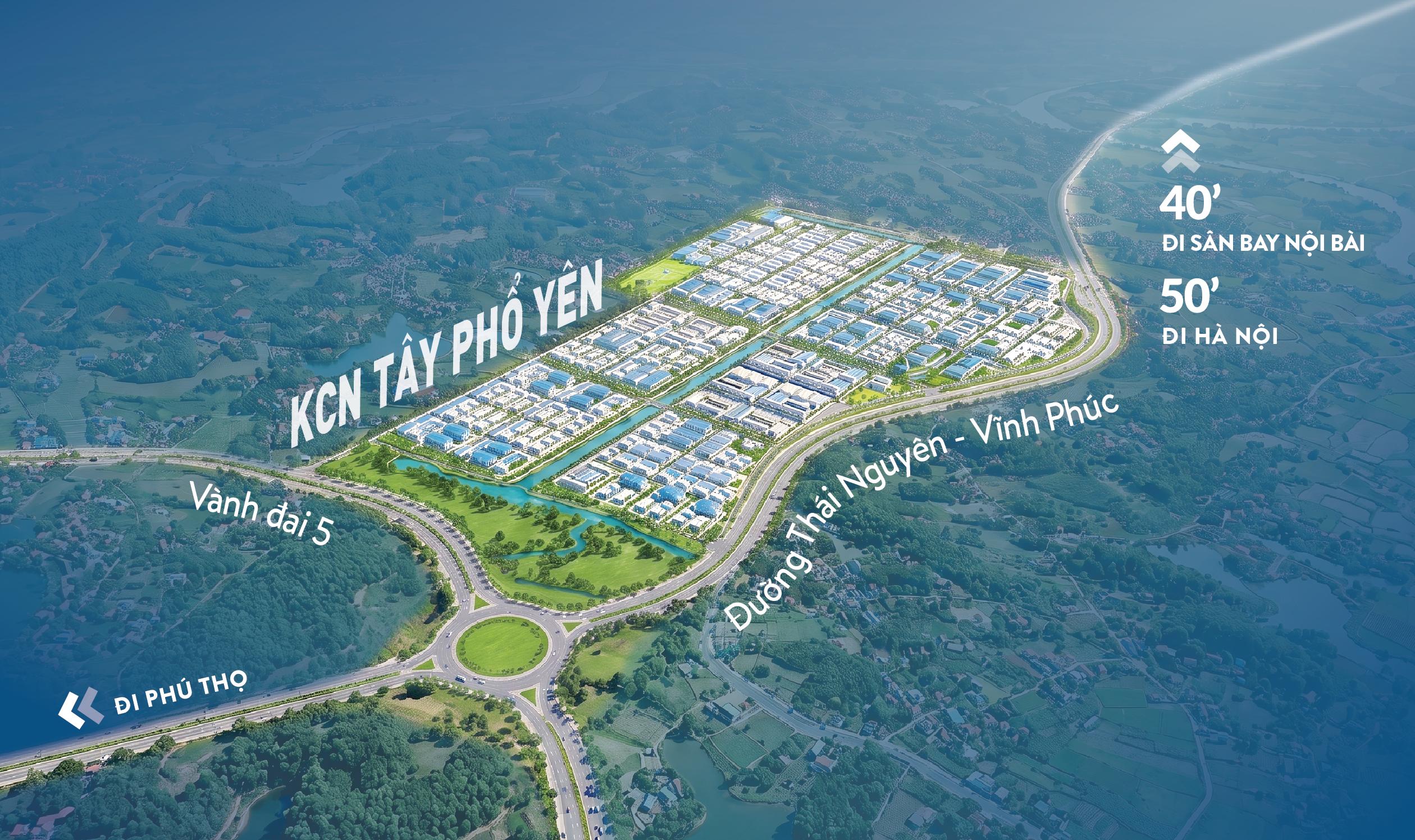 Viglacera khởi công xây dựng KCN Tây Phổ Yên - giai đoạn 1 quy mô 499 ha tại tỉnh Thái Nguyên