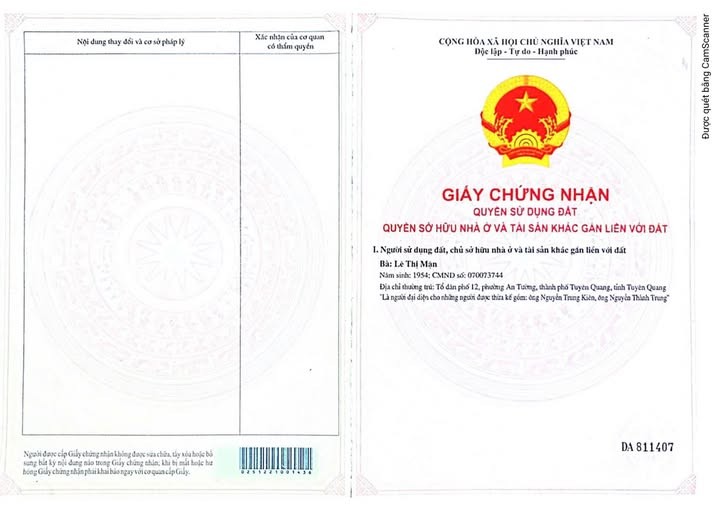 Bán đất có nhà 1 tầng