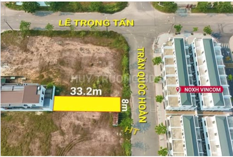 Bán đất đường Trần Quốc Hoàn đối diện nhà ở xã hội Vinhome