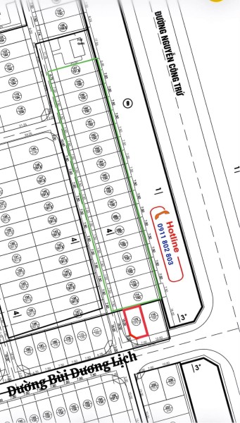 BÁN ĐẤT KINH DOANH 2MT QH ĐÔNG HUY TỰ, MẶT ĐƯỜNG BÙI DƯƠNG LỊCH