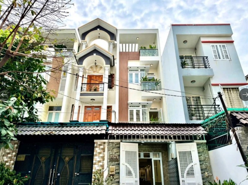 BÁN NHÀ DƯƠNG QUẢNG HÀM, GÒ VẤP, HẺM 10M, 5 TẦNG, GIÁ 12,9 TỶ