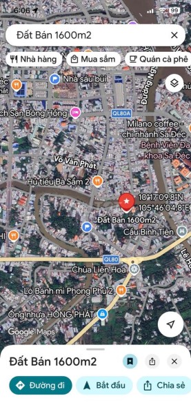 cần bán 1600m2 đất ( 900m thổ)