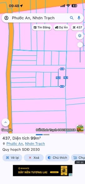 📢 CẦN B.ÁN ĐẤT THỔ CƯ 100% – ẤP BÀ TRƯỜNG, XÃ PHƯỚC AN (XÃ PHƯỚC AN CŨ), NHƠN TRẠCH, ĐỒNG NAI