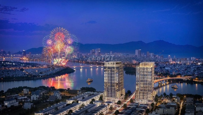 Căn hộ S-Light Tower Đà Nẵng 2 PN view sông Hàn, giá full 2.8 tỉ
