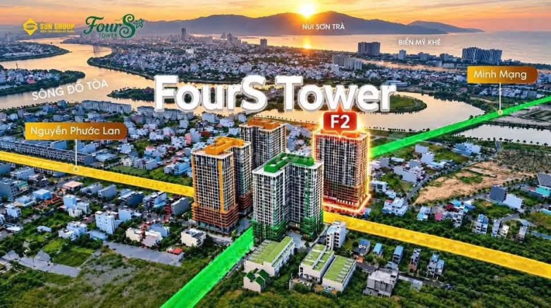 Chỉ cần bỏ trước 650tr sở hữu căn hộ tại FourS Tower trung tâm mới ĐN