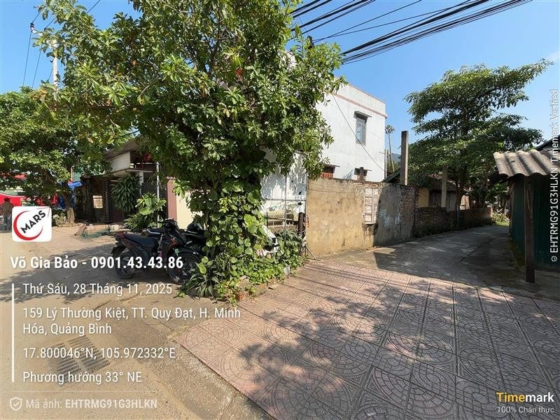 CHÍNH CHỦ BÁN ĐẤT MẶT TIỀN QL12A, QUY ĐẠT, MINH HÓA.