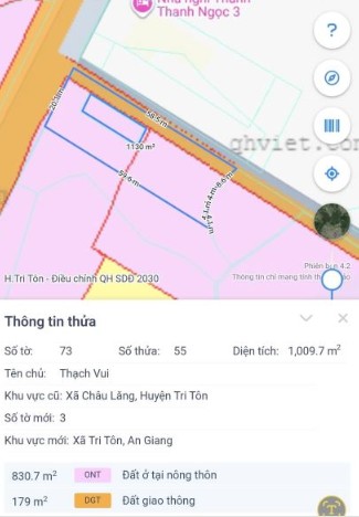 Đất 2 mặt tiền tỉnh lộ 948, vị trí Kinh doanh, view đẹp ngắm núi giá 5ty5