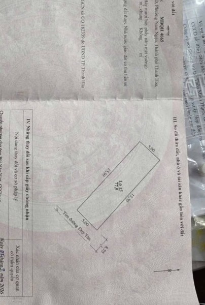 ĐẤT MB 4665 NAM NGẠN , THANH HOÁ